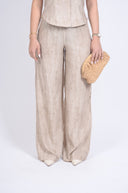 Летен сет топ и панталон Nomad Sand