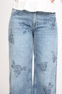 Дънки Cristal Roses