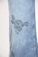 Дънки Cristal Roses