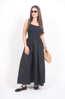 Дълга черна рокля Black Orchid