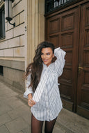 Раирана риза с вратовръзка Iced Cotton 2